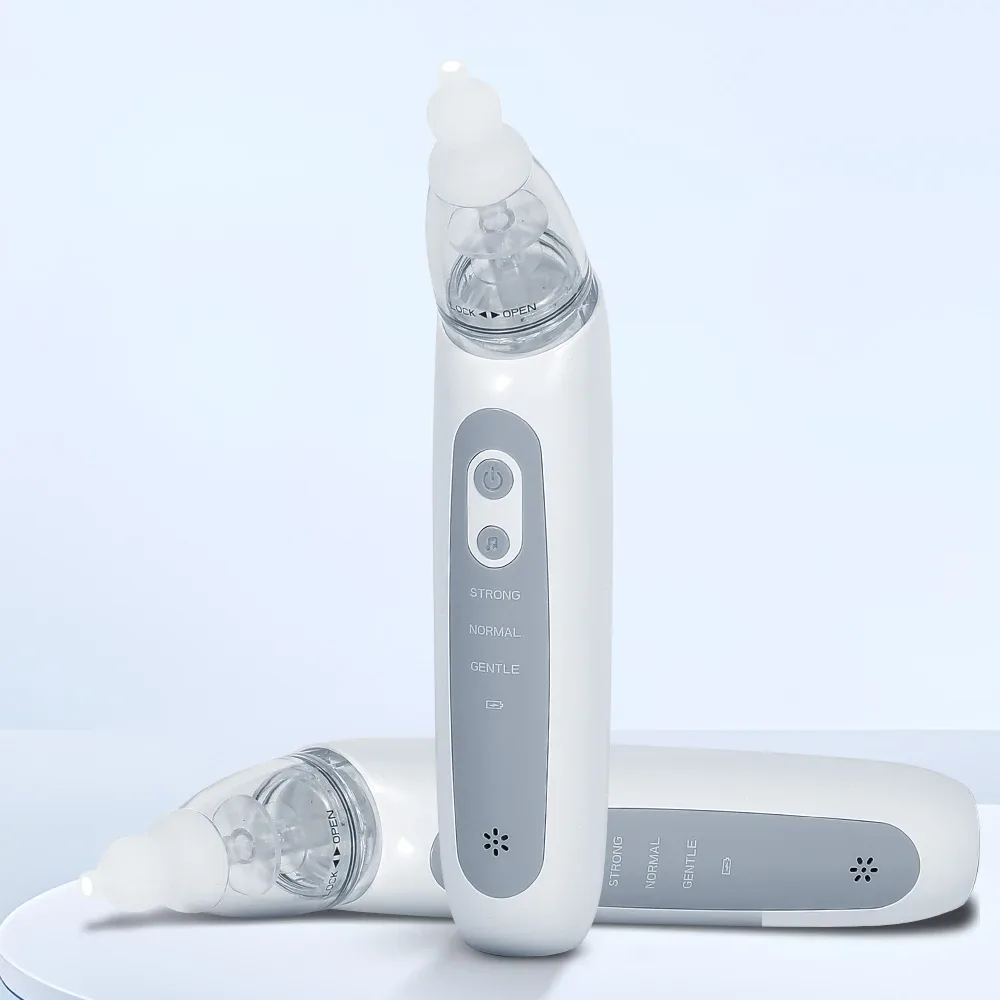 Aspirateur nasal électrique pour bébé, 3 embouts silicone