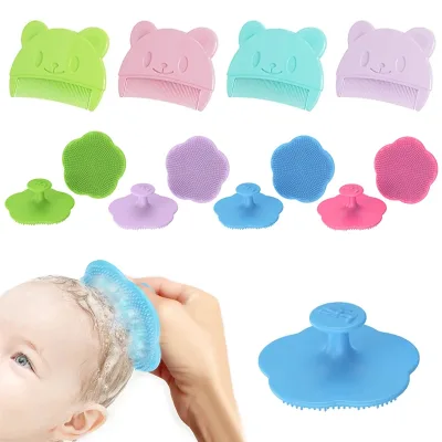 Lot de 2 peignes de massage en silicone pour bébé – image 2