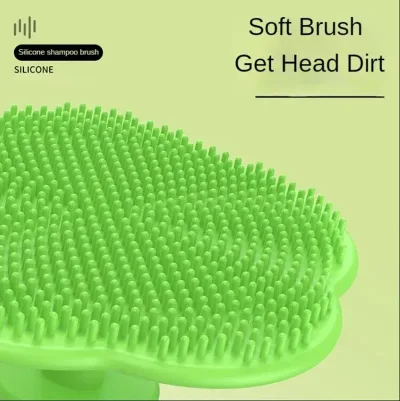 Lot de 2 peignes de massage en silicone pour bébé – image 3