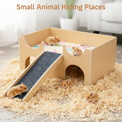 Maison en bois pour cochon d'Inde et petit animal – image 2