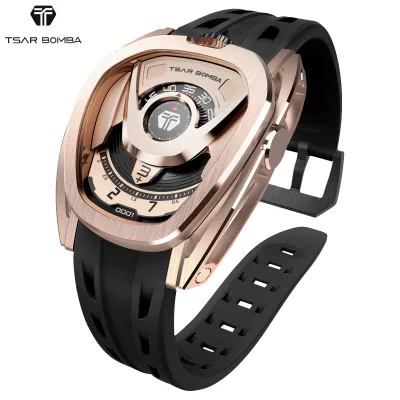 Montre automatique homme en acier inoxydable, étanche – image 2