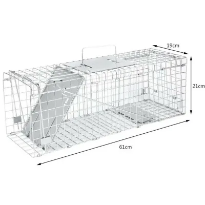 Piège à rongeurs pliable en métal galvanisé – image 2