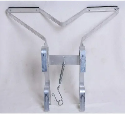 Stabilisateur d'échelle en aluminium, forme V ou I – image 2